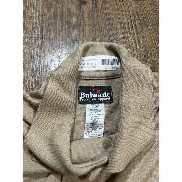 Bulwark Shirt Men’s L-SS FR Flame Resistant Welding Pocket Short Sleeve - Picture 6 of 7